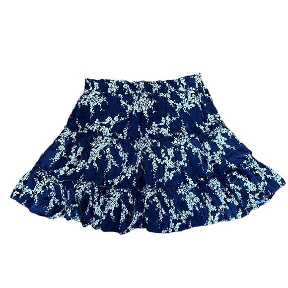 NEW Ava Christine Navy Blue And White Skirt - Picture 4 of 4